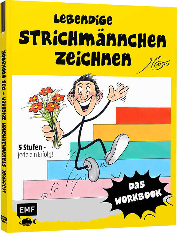 Lebendige Strichmännchen zeichnen – Das Workbook