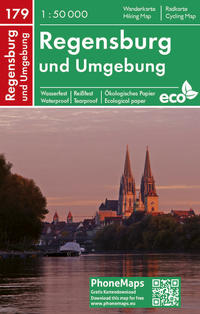 Regensburg und Umgebung, Wander - Radkarte 1 : 50 000