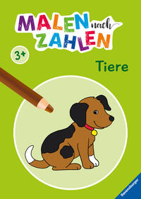 Malen nach Zahlen ab 3: Tiere