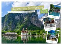 Servus am Königssee - Zu Besuch am bekanntesten Gebirgssee Bayerns (Wandkalender 2025 DIN A3 quer), CALVENDO Monatskalender