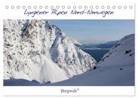 Lyngener Alpen Nord-Norwegen (Tischkalender 2025 DIN A5 quer), CALVENDO Monatskalender