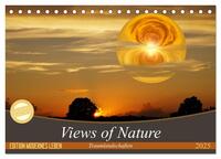 Views of Nature - Traumlandschaften (Tischkalender 2025 DIN A5 quer), CALVENDO Monatskalender