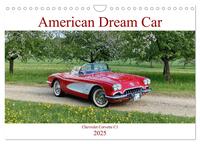 American Deam Car Corvette C1 (Wandkalender 2025 DIN A4 quer), CALVENDO Monatskalender