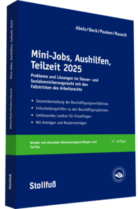 Mini-Jobs, Aushilfen, Teilzeit - online