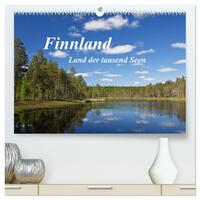 Finnland - Land der tausend Seen (hochwertiger Premium Wandkalender 2025 DIN A2 quer), Kunstdruck in Hochglanz