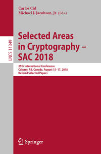 Selected Areas in Cryptography – SAC 2018