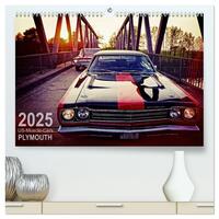 US-Muscle-Cars - Plymouth (hochwertiger Premium Wandkalender 2025 DIN A2 quer), Kunstdruck in Hochglanz