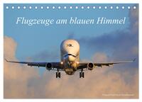 Flugzeuge am blauen Himmel (Tischkalender 2025 DIN A5 quer), CALVENDO Monatskalender