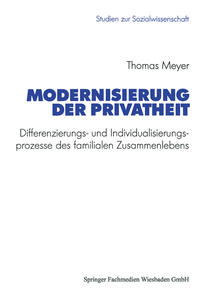 Modernisierung der Privatheit