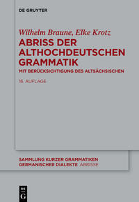 Abriss der althochdeutschen Grammatik