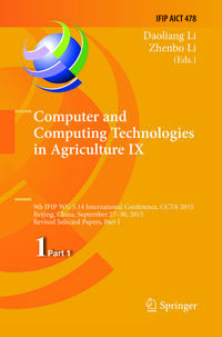 Computer and Computing Technologies in Agriculture IX