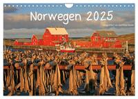 Norwegen 2025 (Wandkalender 2025 DIN A4 quer), CALVENDO Monatskalender