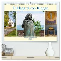 Hildegard von Bingen - Stationen (hochwertiger Premium Wandkalender 2025 DIN A2 quer), Kunstdruck in Hochglanz