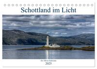 Schottland im Licht (Tischkalender 2025 DIN A5 quer), CALVENDO Monatskalender