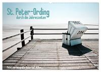 St. Peter-Ording durch die Jahreszeiten (Wandkalender 2025 DIN A2 quer), CALVENDO Monatskalender