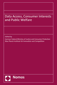 Data Access, Consumer Interests and Public Welfare