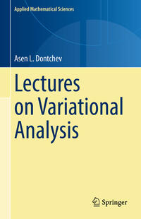 Lectures on Variational Analysis