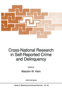 Cross-National Research in Self-Reported Crime and Delinquency