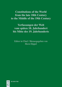 Constitutions of the World from the late 18th Century to the Middle... / Croatian, Slovenian and Czech Constitutional Documents 1818–1849