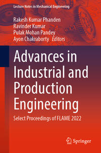 Advances in Industrial and Production Engineering