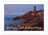 Bretagne - Côte de Granit Rose (Wandkalender 2025 DIN A2 quer), CALVENDO Monatskalender