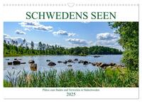 Schwedens Seen (Wandkalender 2025 DIN A3 quer), CALVENDO Monatskalender