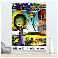 Bilder für Kinderherzen (hochwertiger Premium Wandkalender 2025 DIN A2 hoch), Kunstdruck in Hochglanz