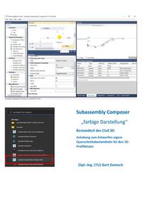 Cvil 3D Deutschland / Subassembly Composer, Bestandteil des Civil 3D Deutschland ("farbige Darstellung" für Anwender)