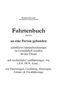 KFZ Fahrtenbuch & Fahrtaufzeichnung Carsharing/Mietwagen