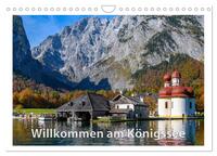 Willkommen am Königssee (Wandkalender 2025 DIN A4 quer), CALVENDO Monatskalender