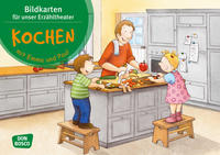 Kochen mit Emma und Paul. Kamishibai Bildkartenset.