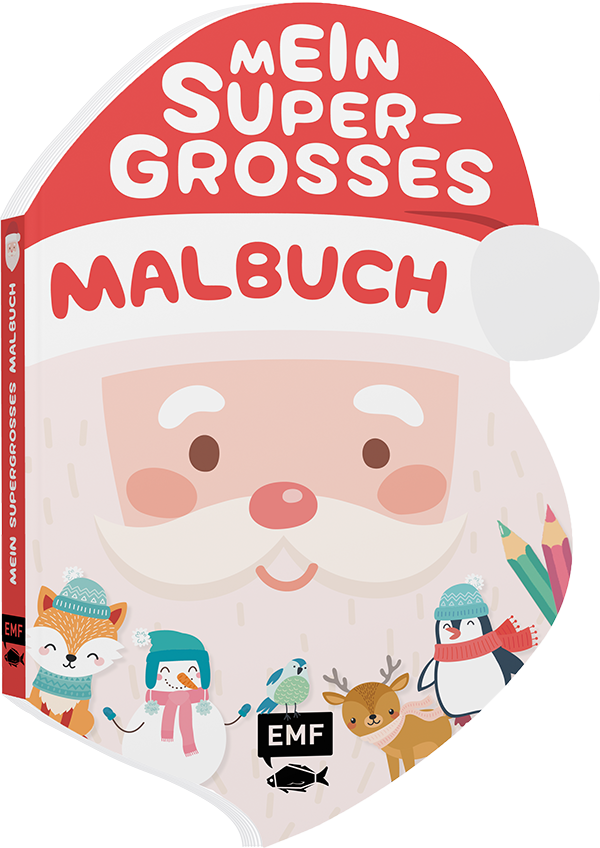 Mein supergroßes Malbuch – Weihnachten (Weihnachtsmann)