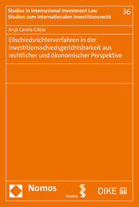 Eilschiedsrichterverfahren in der Investitionsschiedsgerichtsbarkeit aus rechtlicher und ökonomischer Perspektive