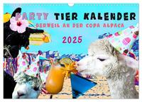 Party Tier Kalender (Wandkalender 2025 DIN A3 quer), CALVENDO Monatskalender