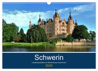 Schwerin - Landeshauptstadt von Mecklenburg-Vorpommern (Wandkalender 2025 DIN A3 quer), CALVENDO Monatskalender