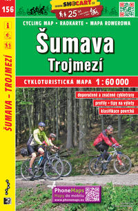 Šumava Trojmezí / Böhmerwald Dreiländereck (Radkarte 1:60.000)