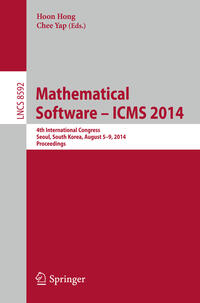 Mathematical Software -- ICMS 2014