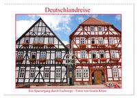 Deutschlandreise - Ein Spaziergang durch Eschwege (Wandkalender 2025 DIN A2 quer), CALVENDO Monatskalender