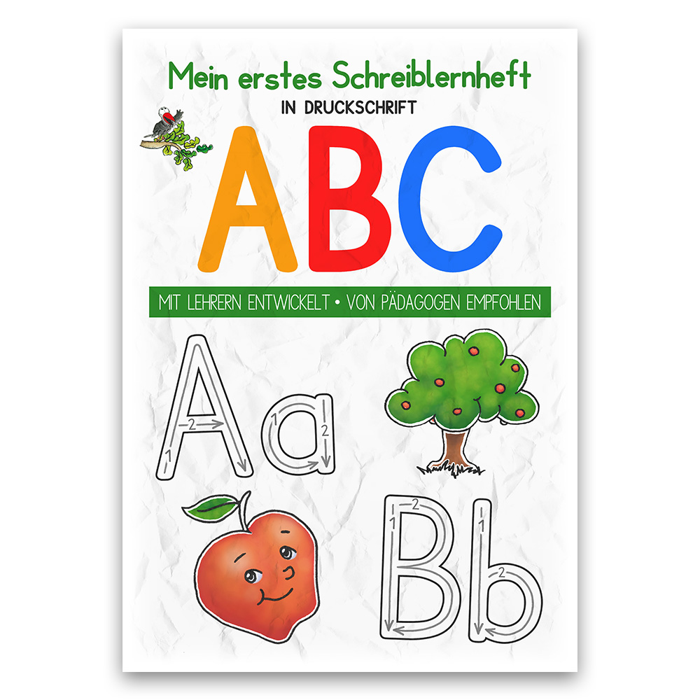 Mein buntes Kinder-ABC-Set in Druckschrift