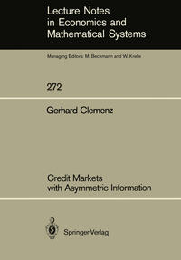 Credit Markets with Asymmetric Information