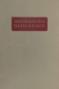 Biochemisches Handlexikon