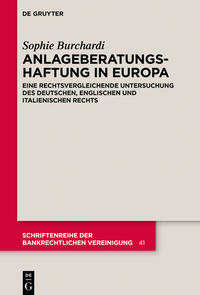 Anlageberatungshaftung in Europa