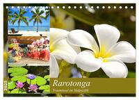 Rarotonga - Trauminsel im Südpazifik. (Tischkalender 2025 DIN A5 quer), CALVENDO Monatskalender