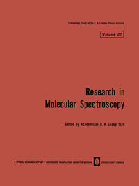 Research in Molecular Spectroscopy / Issledovaniya Po Molekulyarnoi Spektroskopii / ?cc????bah?? ?o ?????y???ho? ????t????????