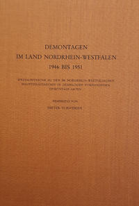 Demontagen im Land Nordrhein-Westfalen 1946-1951