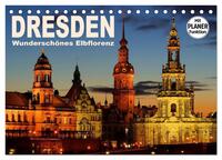 Dresden - Wunderschönes Elbflorenz (Tischkalender 2025 DIN A5 quer), CALVENDO Monatskalender