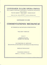 Commentationes mechanicae et astronomicae ad physicam pertinentes