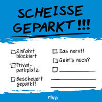 Scheiße geparkt – Klebezettel