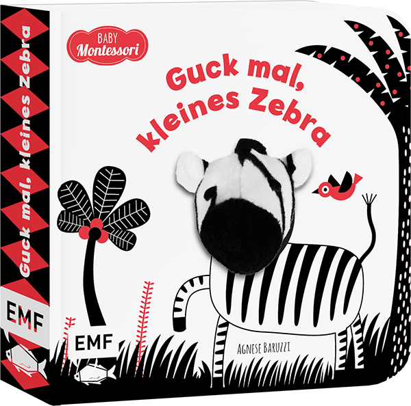 Kontrastbuch für Babys: Guck mal, kleines Zebra