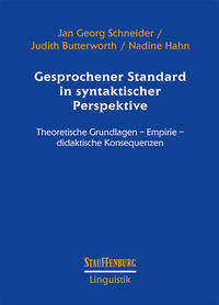 Gesprochener Standard in syntaktischer Perspektive